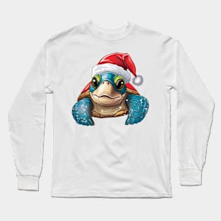 Christmas Turtle Long Sleeve T-Shirt